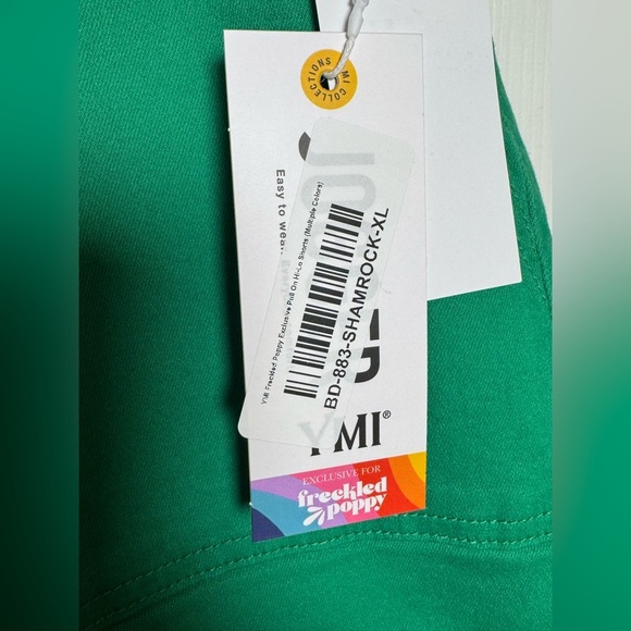 YMI Green Women's Shorts - Picture 2 of 5